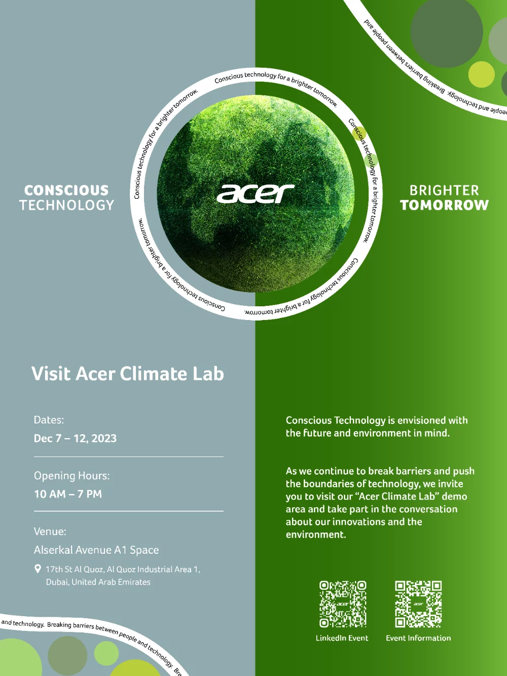 Join 2023 Acer Climate Lab
